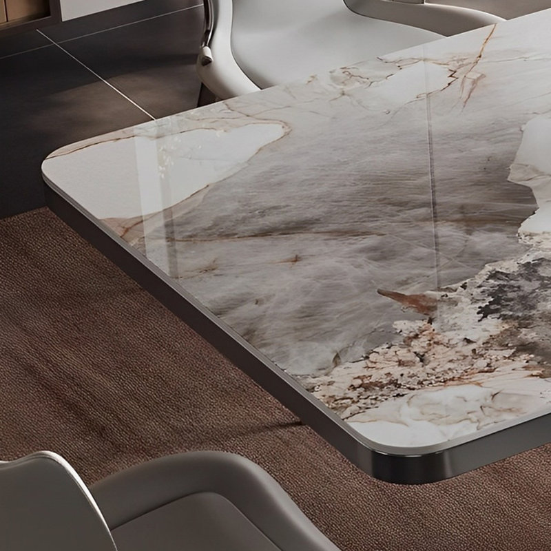 Ensemble de table et de chaises rectangulaires Home Rock, H 29,52 po x L 55,11 po x l 31,49 po