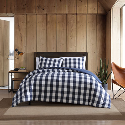 Kingston Eddie Bauer Plaid Blue Comforter Set