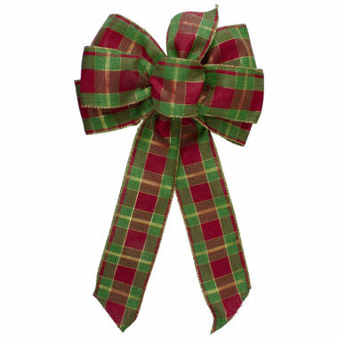 Queens of Christmas Fabric Bow
