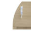Armoire moderne de 70,76 po de hauteur avec tablettes réglables, porte en acrylique pour un rangement pratique, style élégant