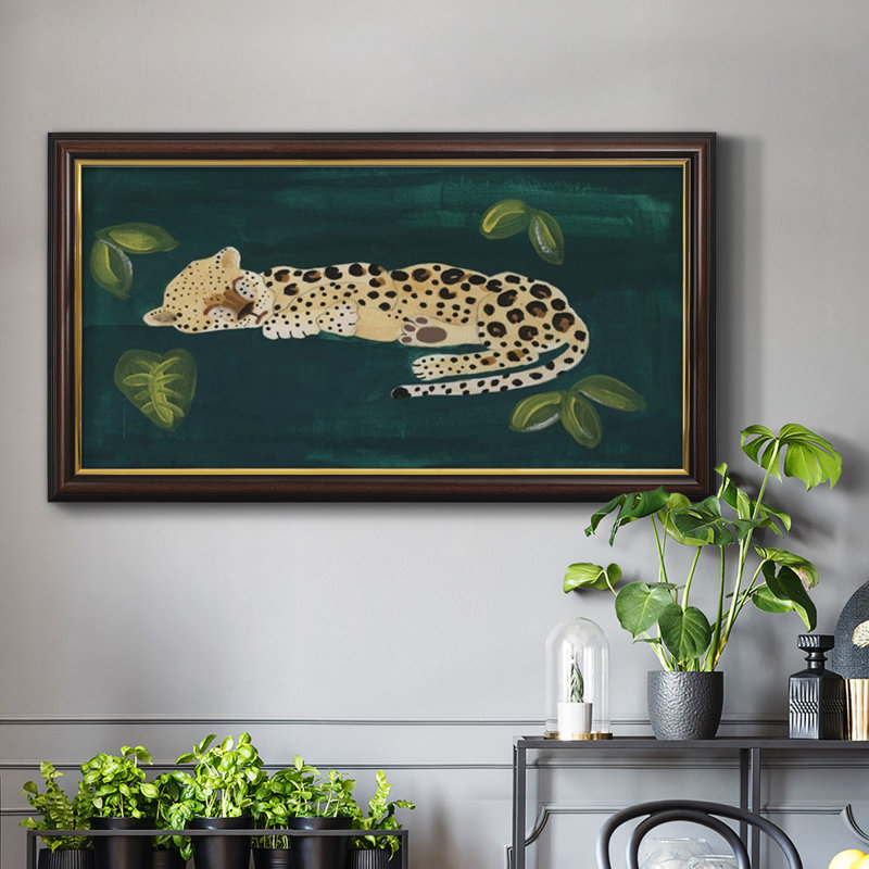Ardahan Ardahan Lethargic Leopard II - reproduction d'art sur toile, H 21 po x l 37 po x P 2,5 po
