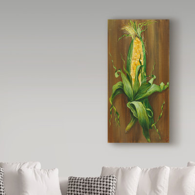 'Ear Of Corn' Acrylic Painting Print on Wrapped Canvas