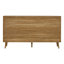 Commode double cannelée à 6 tiroirs pour chambre à coucher, commode moderne de 55,1 po avec tiroirs profonds, conception à profil courbé, organisateur de tiroir en bois pour le salon, le couloir, la chambre de bébé, le placard de couloir-514928209