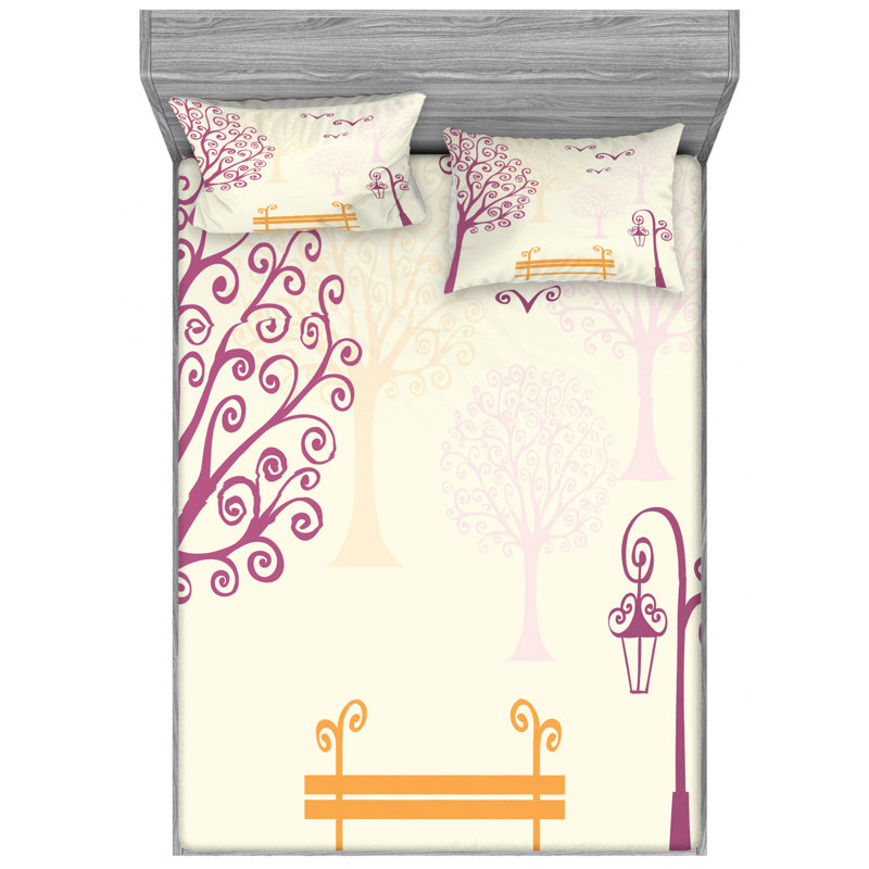 Microfiber Sheet Set, Full Sheet Set with Fitted Sheet