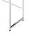Chrome Writing Desk With Sled Base