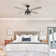Cassio 52" 4-Blade Ceiling Fan with Remote and Light Kit Included