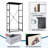 4 Drawer Dresser for Bedroom, Narrow Chest of Drawers, Wooden Top and Study Iron Frame 18"x37.5"-(WxH)
