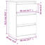 Cowlic Bed Cabinet 40x35x62.5 cm Engineered Wood-285841302-292922738
