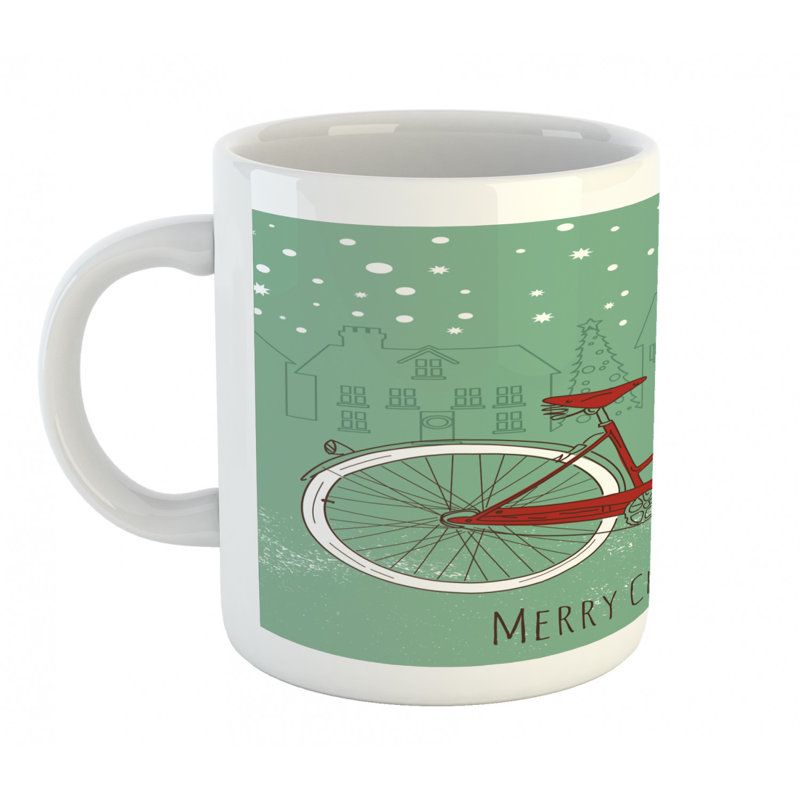Grande tasse à café vélo