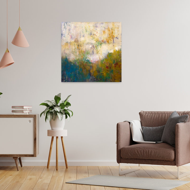 Londres, art abstrait n ° 1 contemporain, H 24 po x l 24 po