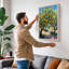 Golden Orchard Tropical - Wrapped Canvas-868026253-868026261