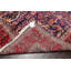 Tapis unique en laine noué à la main de 6 pi 6 po x 9 pi 10 po bleu / rouge / ivoire Juuli