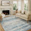 Tapis bleu abstrait Licia-477792622