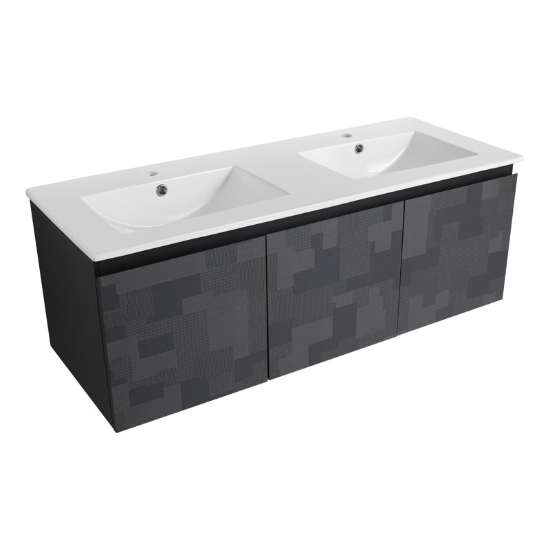 Meuble-lavabo flottant mural Blalock