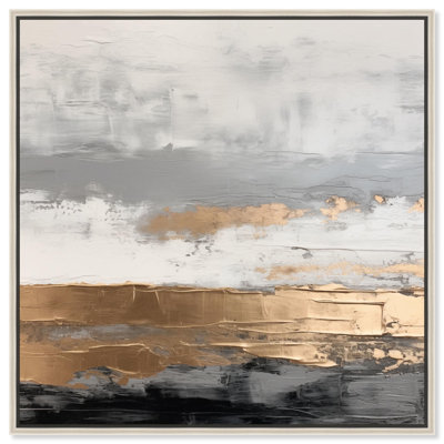 Moonlit Gold II Canvas by Art Remedy