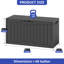 Boîte de rangement extérieure 80 gallons avec siège de banc verrouillable et résistante aux intempéries-109048594-109048591