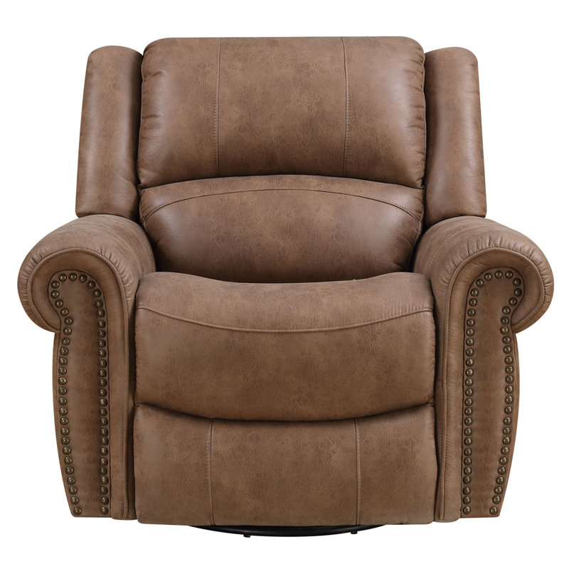 Fauteuil inclinable manuel en similicuir