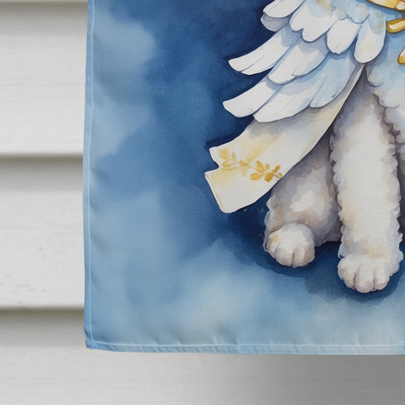 Drapeau caniche blanc My Angel House