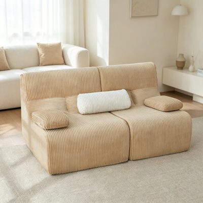 Canapé modulaire moderne 63,7 po