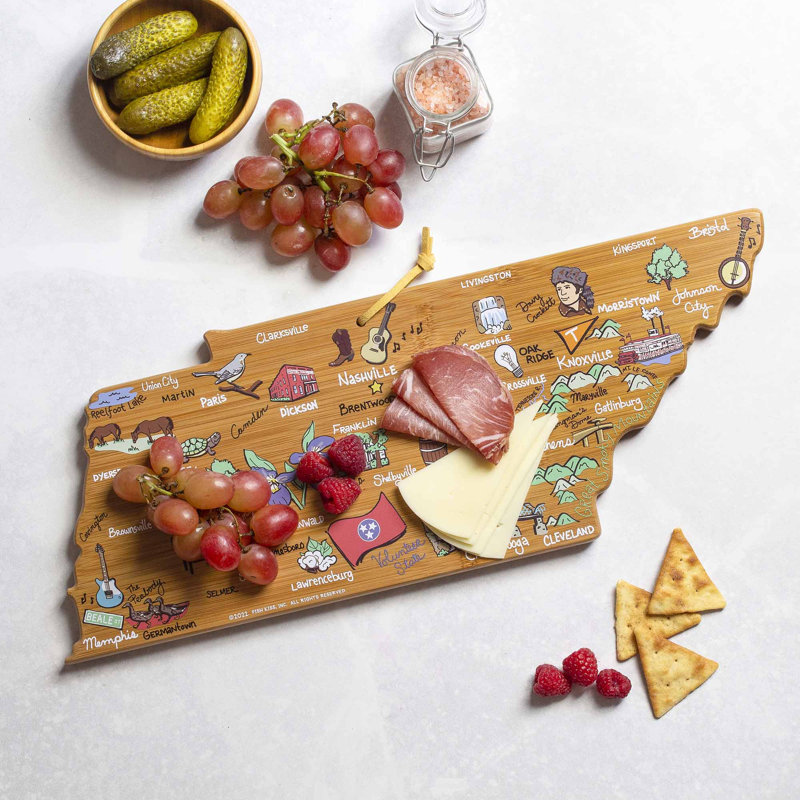 Tennessee Cutting & Serving Board with Artwork by Fish Kiss
