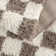 Atiran Checkered Shag Brown Area Rug