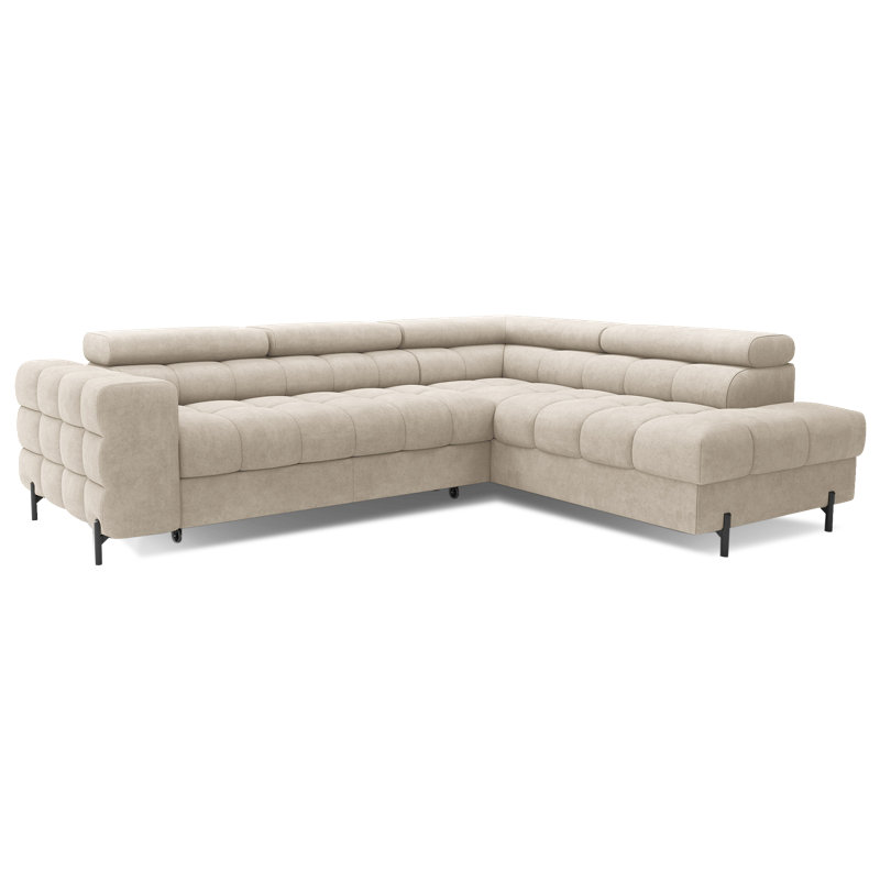 Burglind 5 Seater Sofa Bed, Right Hand Facing, Beige Aura 18