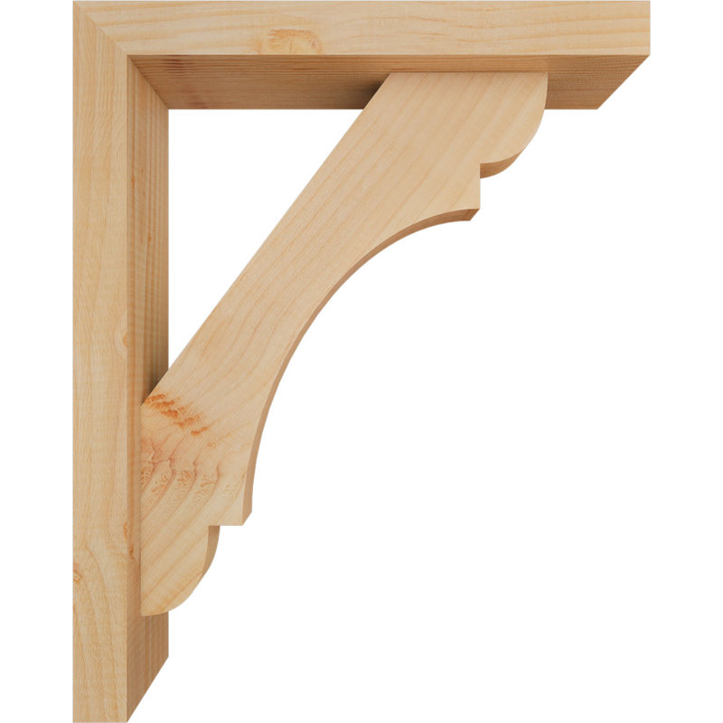 Support de bloc olympique avec entretoise décalée, 20 x 16, Sapin Douglas de l 3 1/2 (lisse)