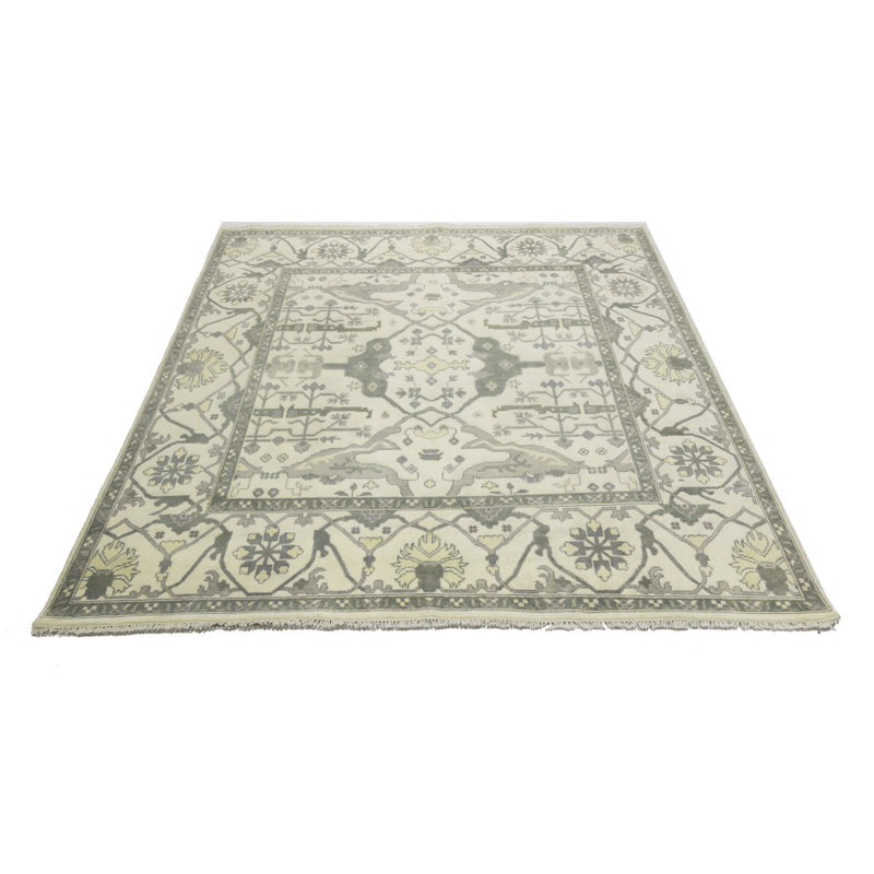 Tapis carré en laine , Carré 9 pi