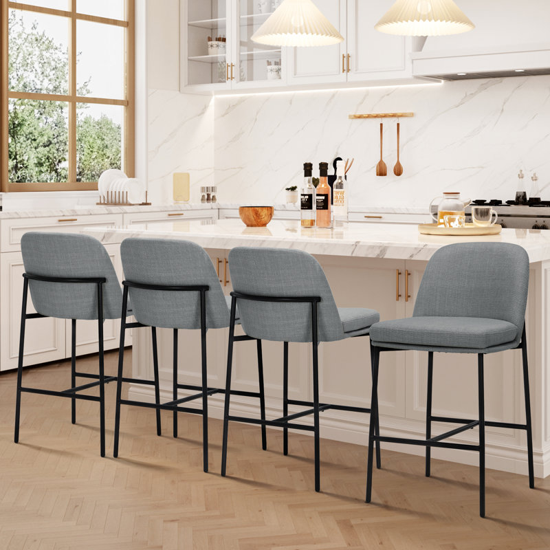 Tabourets à hauteur de comptoir Modern, Gris clair