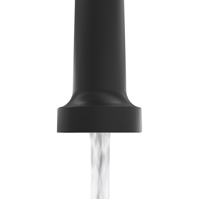 ZLINE Rubicon Pull Down Spring Spray Wand Kitchen Faucet in Champagne Bronze, Matte Black
