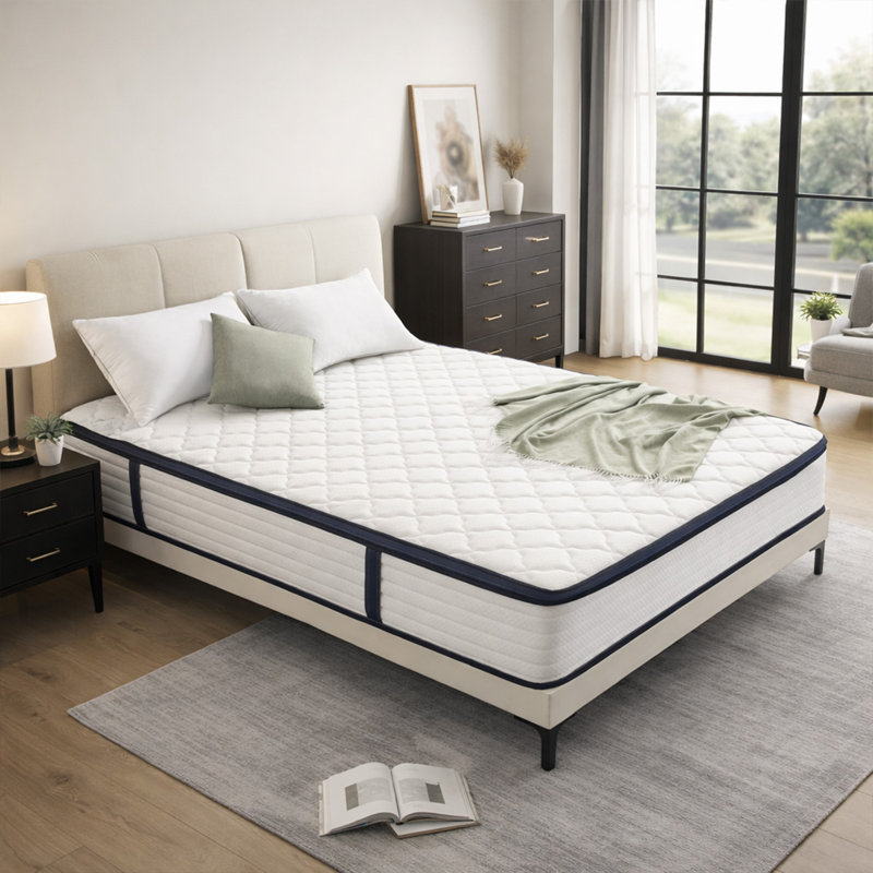 Cooling Gel Memory Foam Hybrid Mattress, OEKO-TEX® Certified, Mattress In A Box, King, 10"