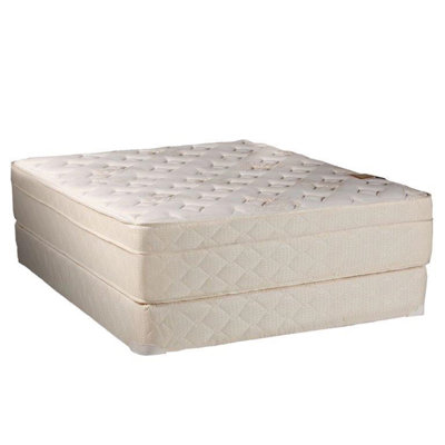 Alwyn Home Cliffrose King 13'' Firm Innerspring Mattress and Bed Frame Box Spring