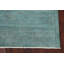 Tapis oriental vert Chobi Peshawar à teinture végétale noué à la main 6 pi 3 po x 9 pi 1 po
