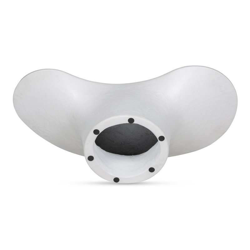 Paisely Outdoor Coffee Table, White