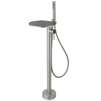 Robinet de baignoire autoportant monocommande à fixation au sol