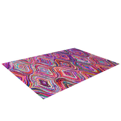 Chindi Abstract Wool Hand Woven Area Rug