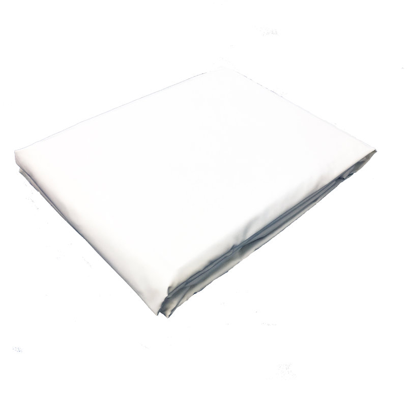 Percale Fitted Sheet, King Fitted Sheet, White