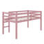 Lit mezzanine simple surélevé avec échelle-2028300187