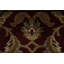 Tapis oriental bourgogne Agra 4 x 6 avec motifs floraux intemporels