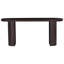 Console ovale en bois brun Tuxe-249357039