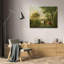 "Paysage avec bovins" par Adolf Karel Maximiliaan Engel - Art sur toile tendue avec châssis-540876134
