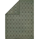 Wool Geometric Area Rug in Blue