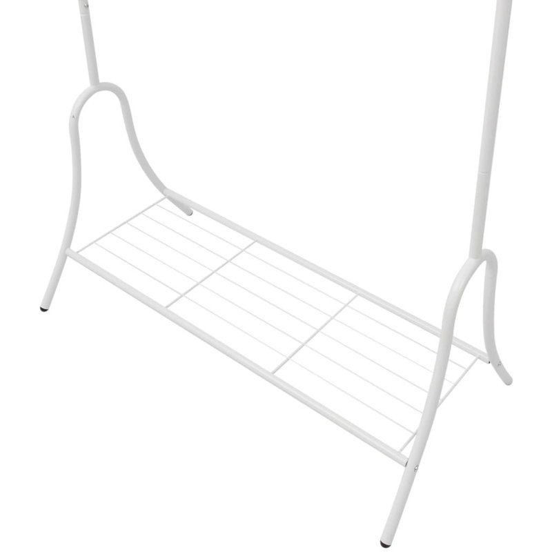 Portant à vêtements 35,43 po Bozkov, Blanc