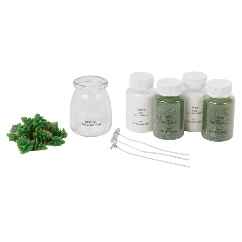 Wax Melt with Glass Holder, Mistletoe & Fir