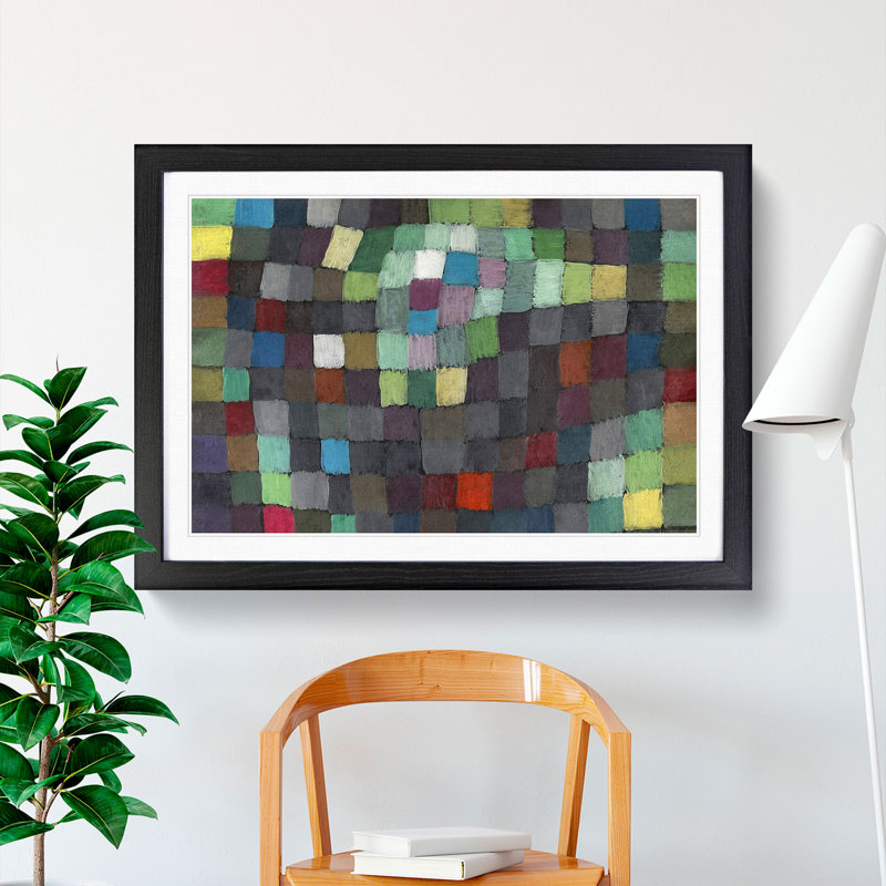 May Picture by Paul Klee - Framed Print, 27cm H x 36cm W x 2cm D, Black Framed