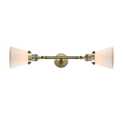 Cone 2 Light Tiltable Bath Vanity Light