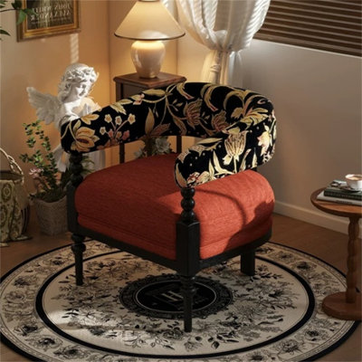 French retro single sofa chair