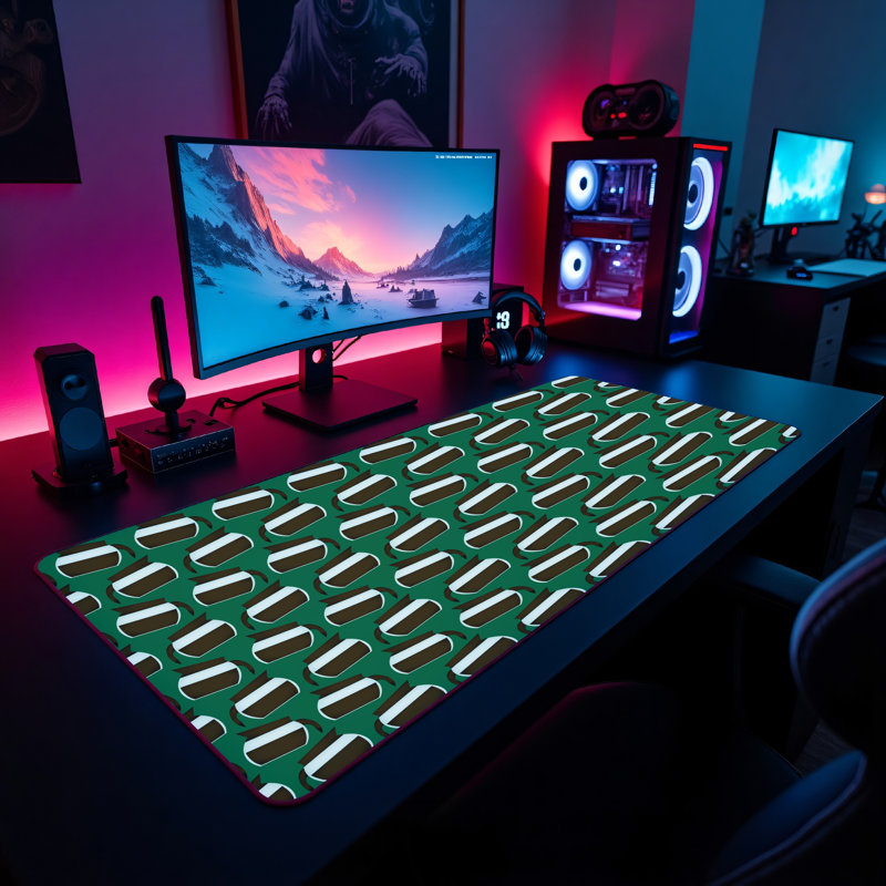 Polyester Desk Pad, 23.6x13.8
