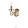 Grazian Traditional Wall Light Fitting with Scroll Arm and Pull Switch
