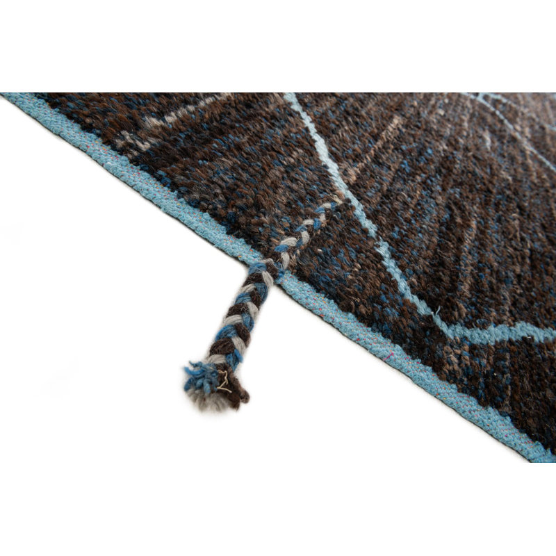 Tapis brun foncé Ottilie